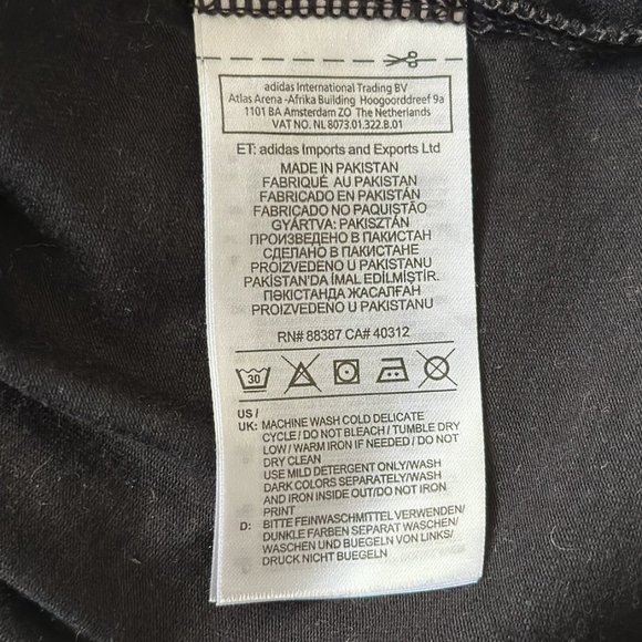 Adidas Black Trefoil Tee - Picture 4 of 4